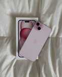 iPhone 15 128 ГБ Dual SIM (2 физические) — розовый, отличное состояние
