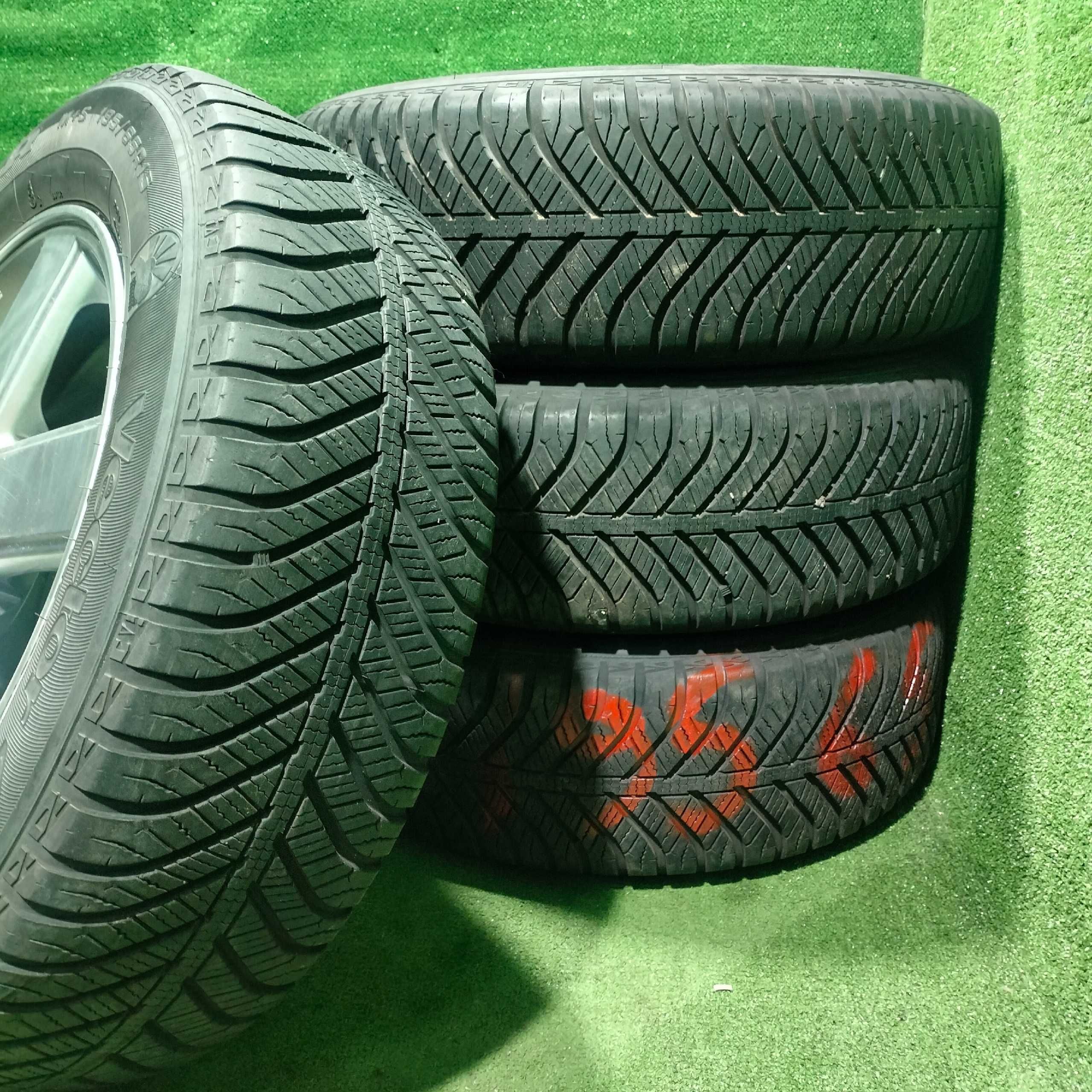 Продам Диски R15 5/114,3 с шинами Good Year всесезонка 195/65 R15