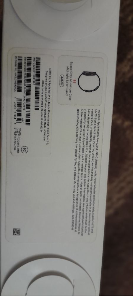 Продаю Apple Watch  (2-го поколения) 44 мм