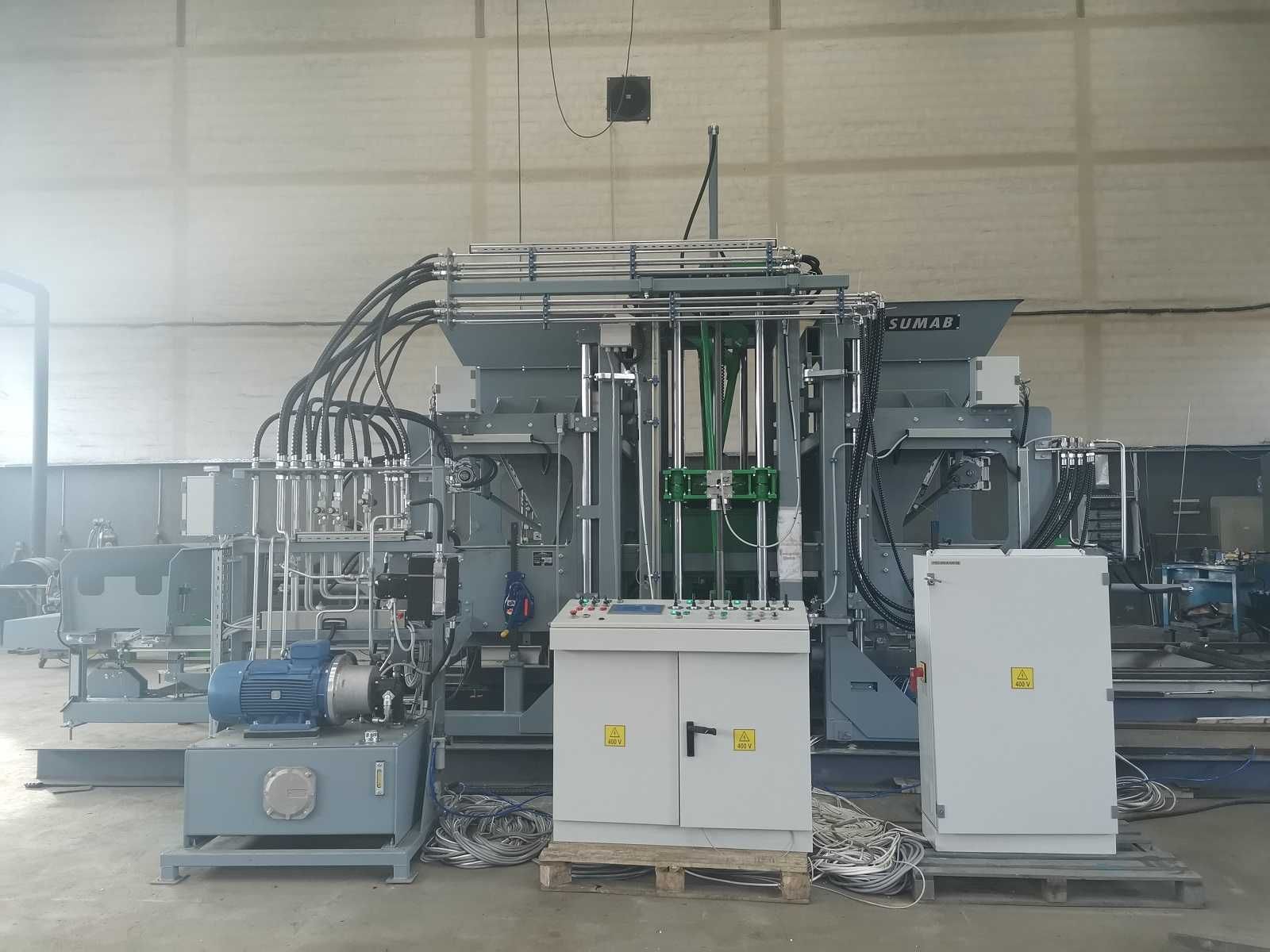 Автоматический вибропресс для брусчатки SUMAB R-500 MAX (Швеция)