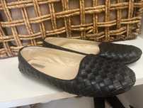Балетки Bottega Veneta  из нежной кожи, размер 36,5