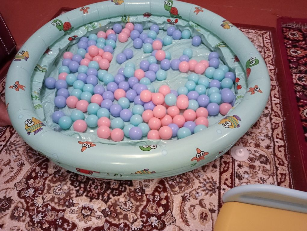 Сухой бассейн с насосом