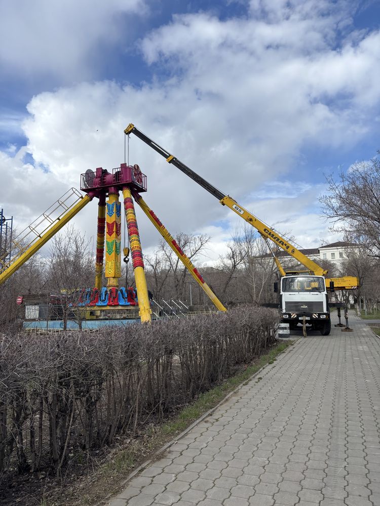 Аренда крана. Автокран. Работа крана