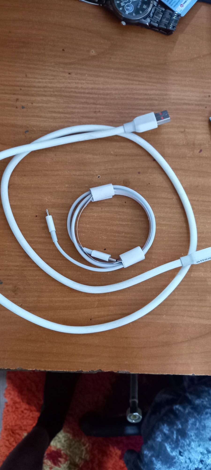 USB CABLE шнуры на Айрподс и Айфон