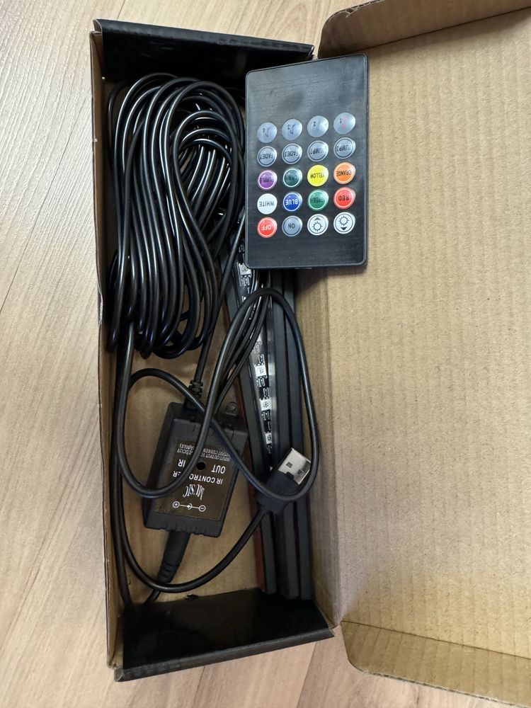 Продам подсветку ног для авто от usb