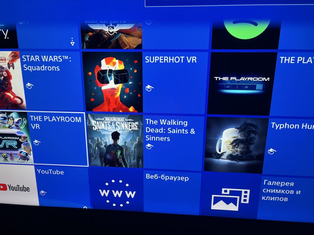 Ps4 pro и VR полный комплект