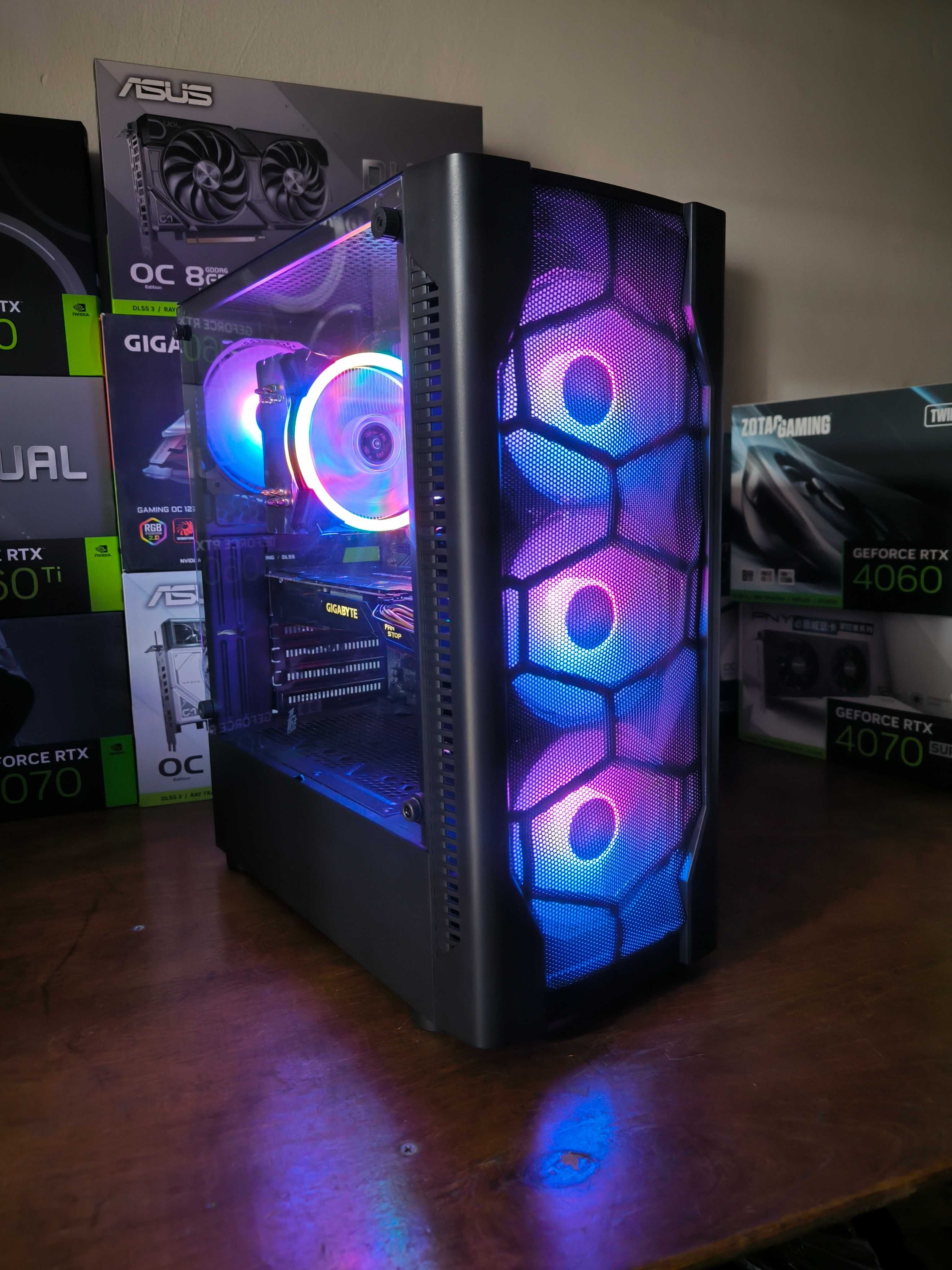 Системник Игровой: AMD Ryzen 5 2600, 3900МГц/ DDR4 16Гб GTX1060 6gb