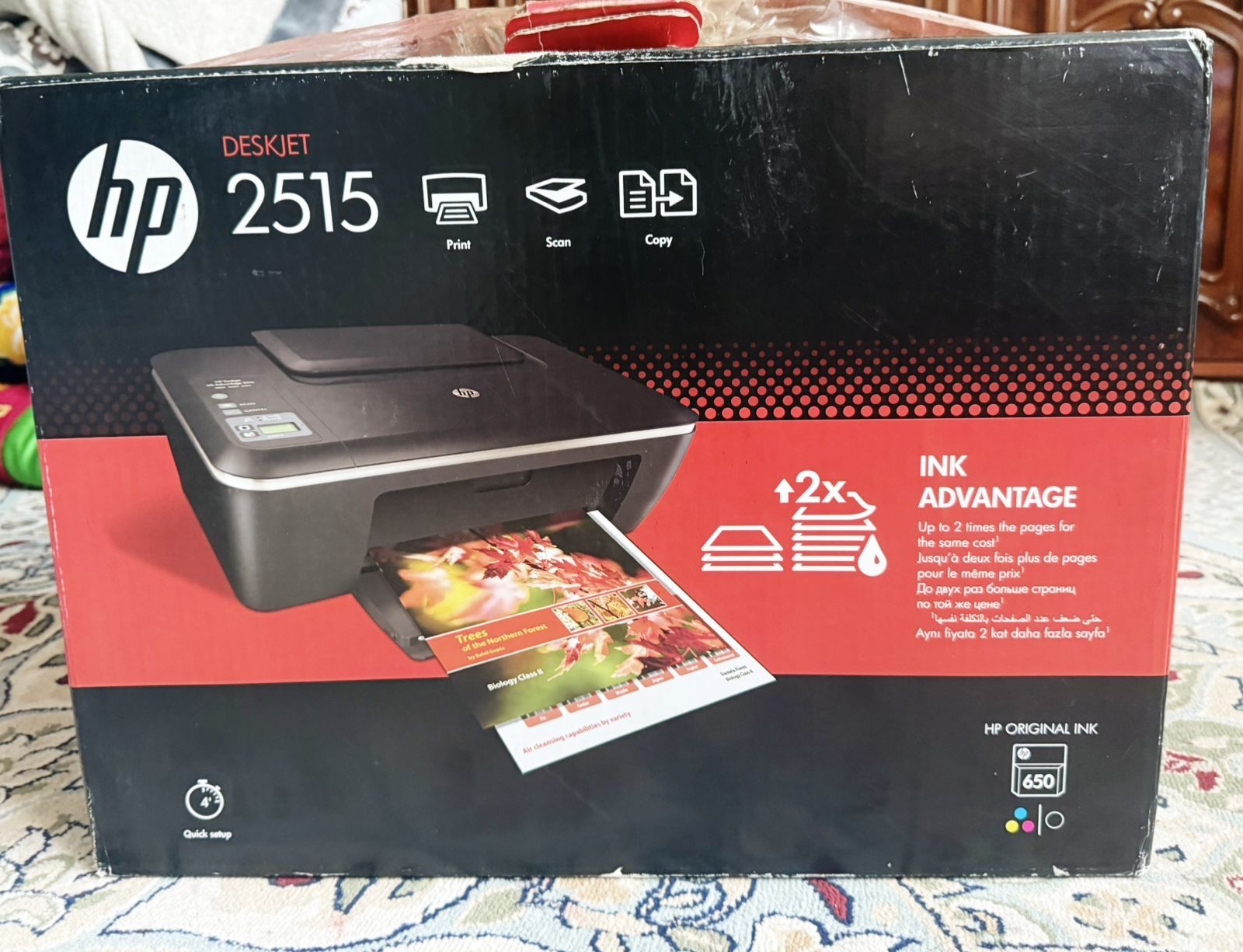 Цветной принтер HP