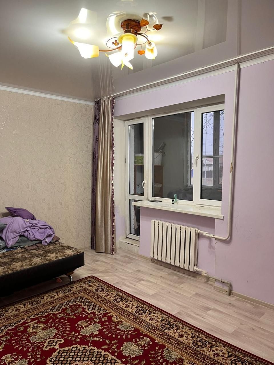 2х комнатная Квартира мкр Лесхоз на первом этаже