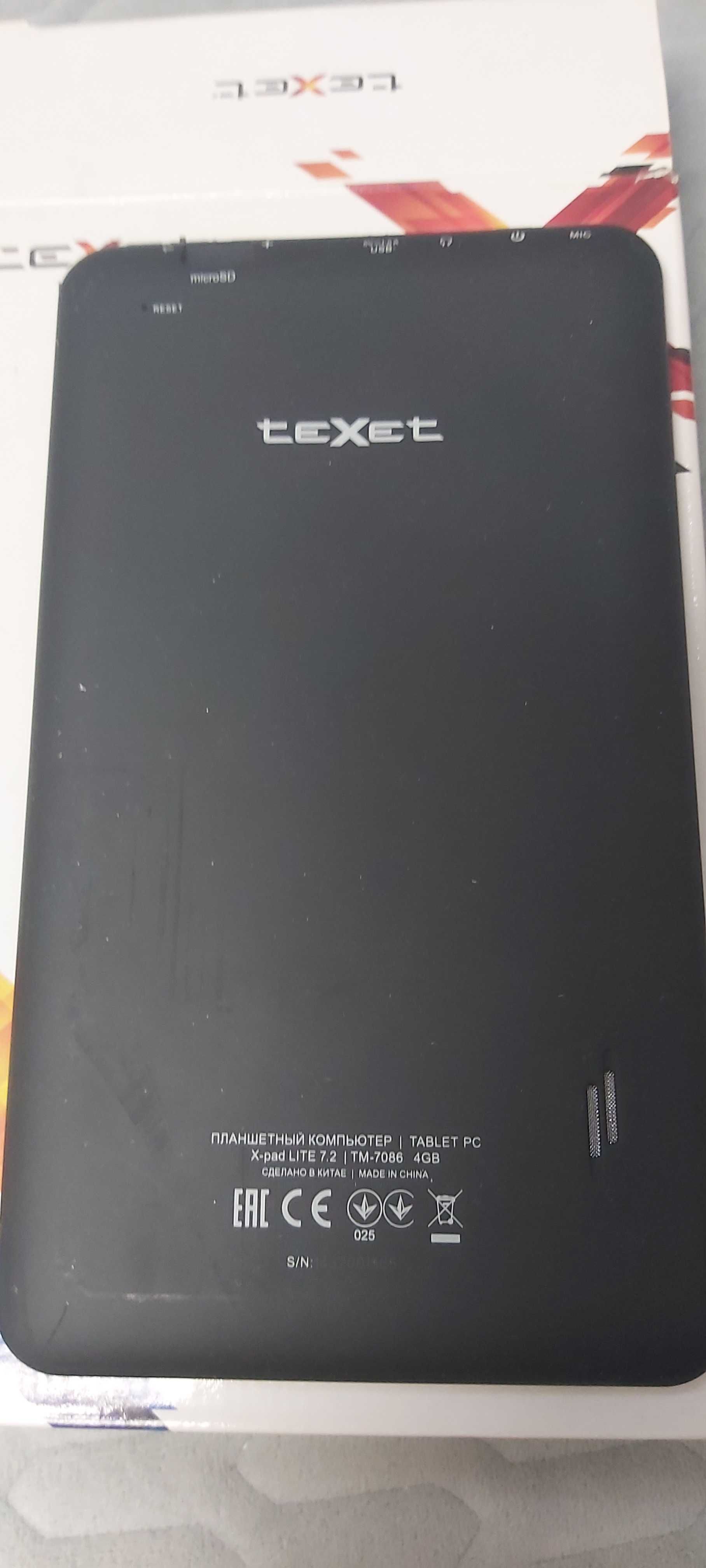 Продается Планшетный компьютер Texet X-pad LITE 7.2 | TM-7086 4 GB.