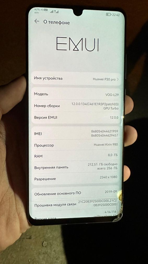 Huawei p30 pro 256/8