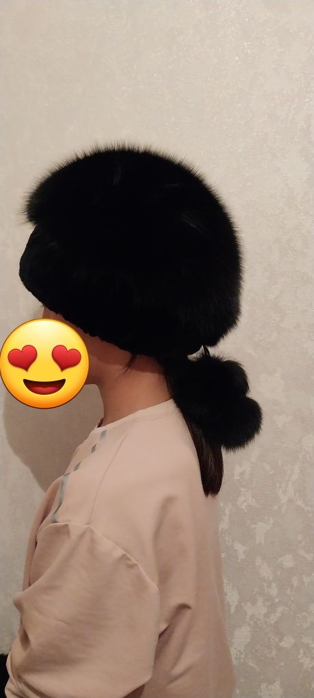 Шапка норковая  почти новый