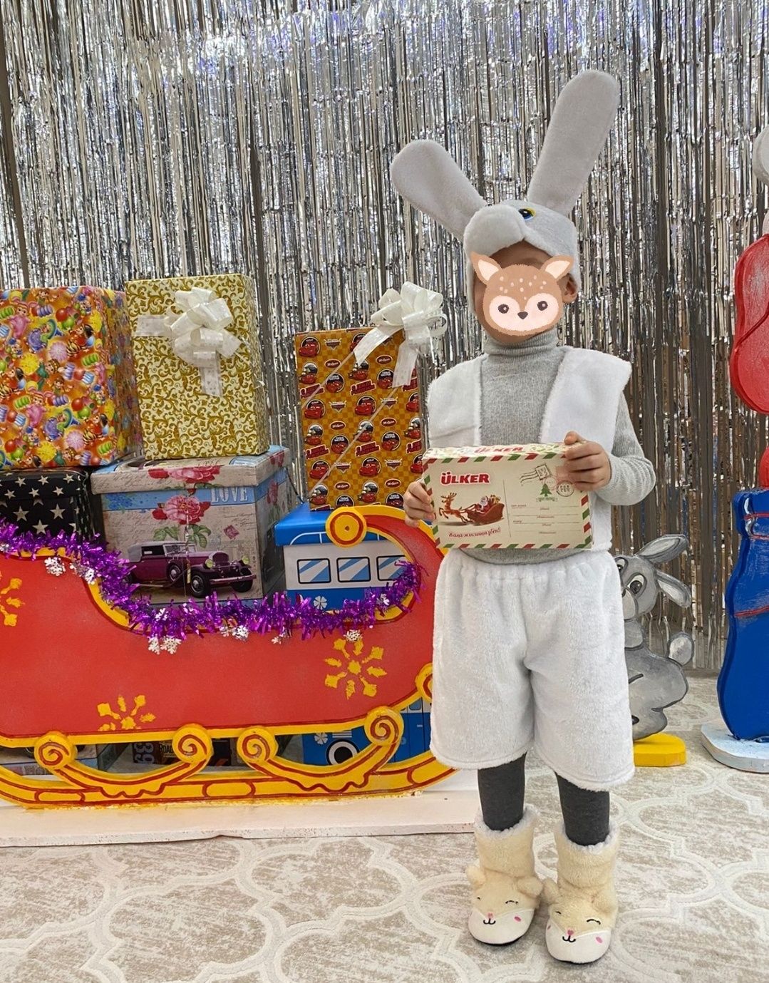 Костюм зайчика новогодний