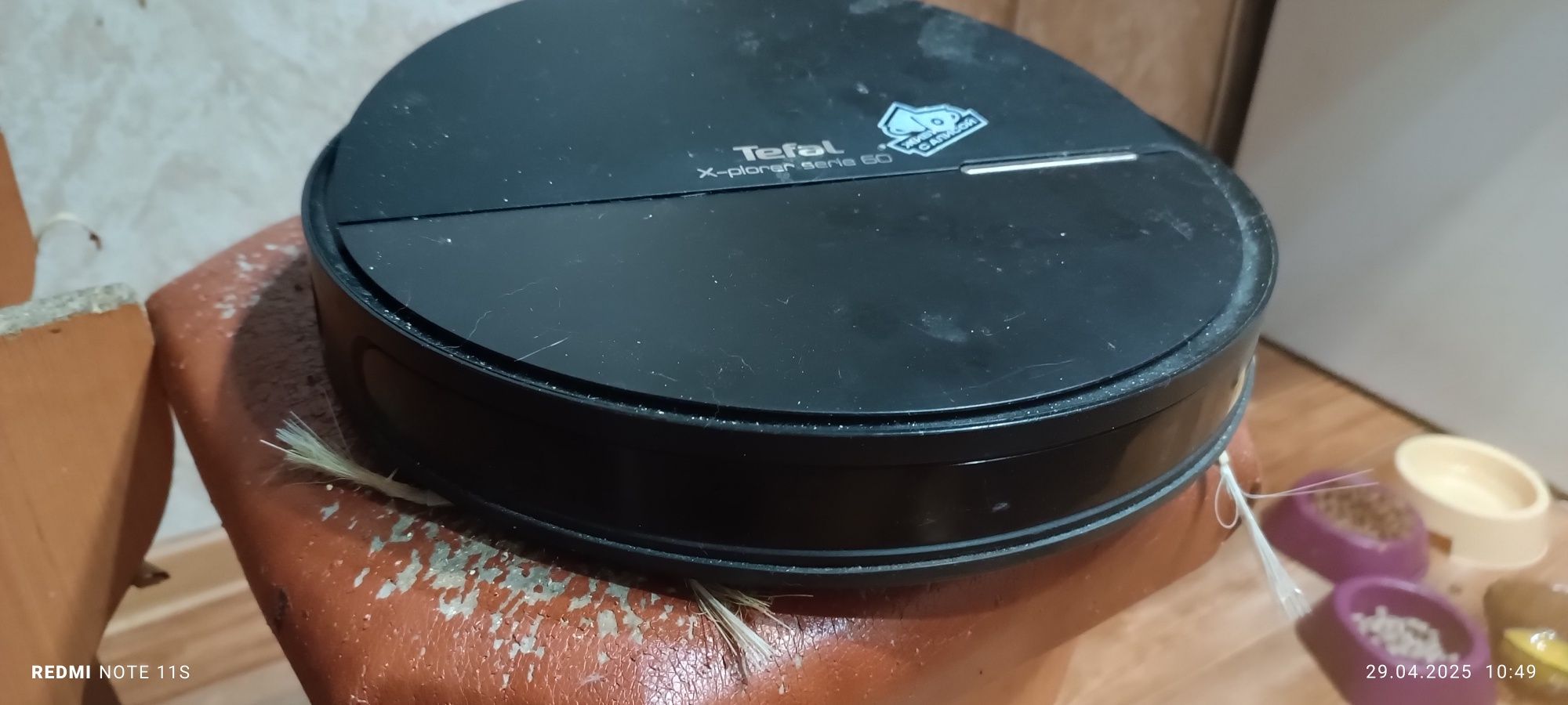 Робот пылесос TEFAL на запчасти или на восстановление