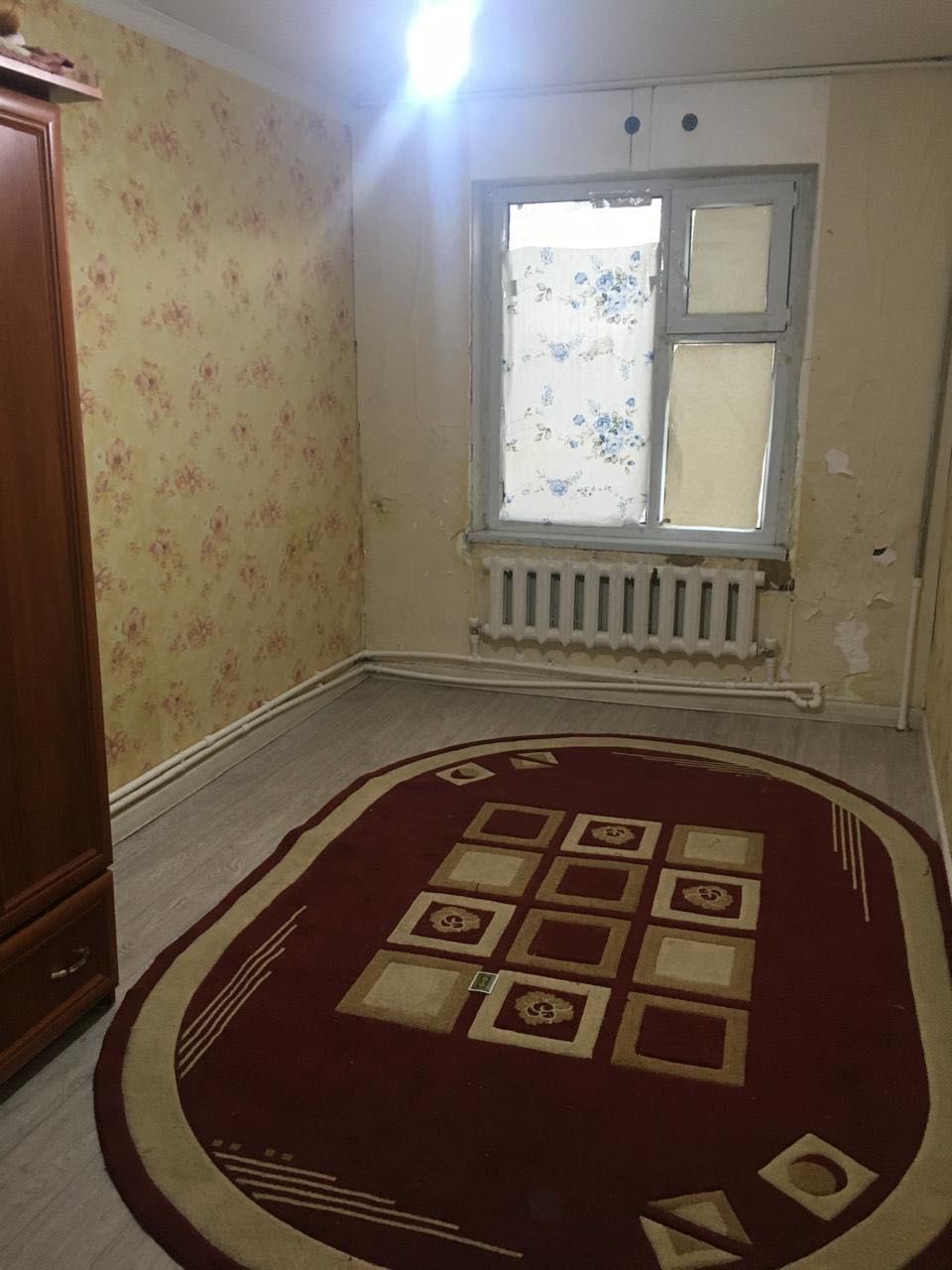 3мкр нан  ұзақ мерзімге 2бөлмелі пәтер жалданады