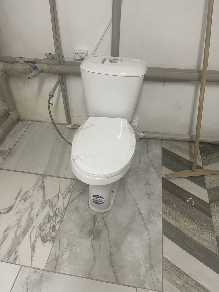 Туалет установлен но не пользовались