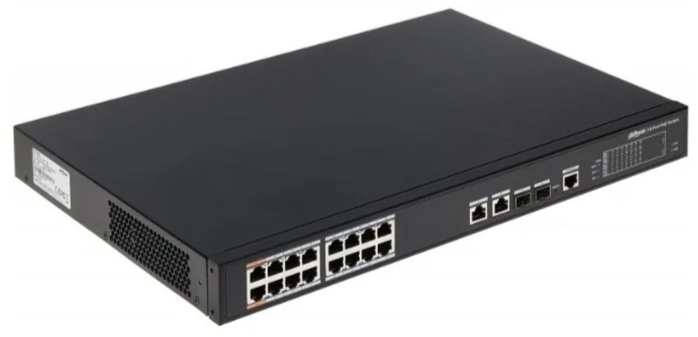 Коммутатор poe пое Dahua DH-PFS4218-16ET-240