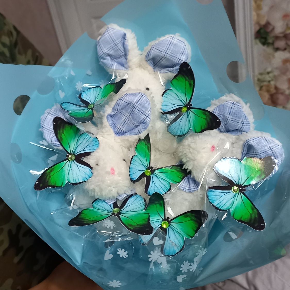 Букеты из бабочек