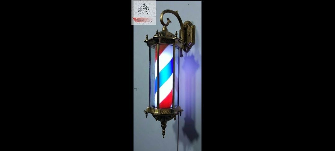 Бабер пул Barber pole парикмахерское для барбершоп