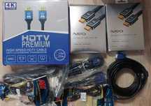 Кабели hdmi .vga.dvi d. кабели питания, длина до 15 метров,новые!