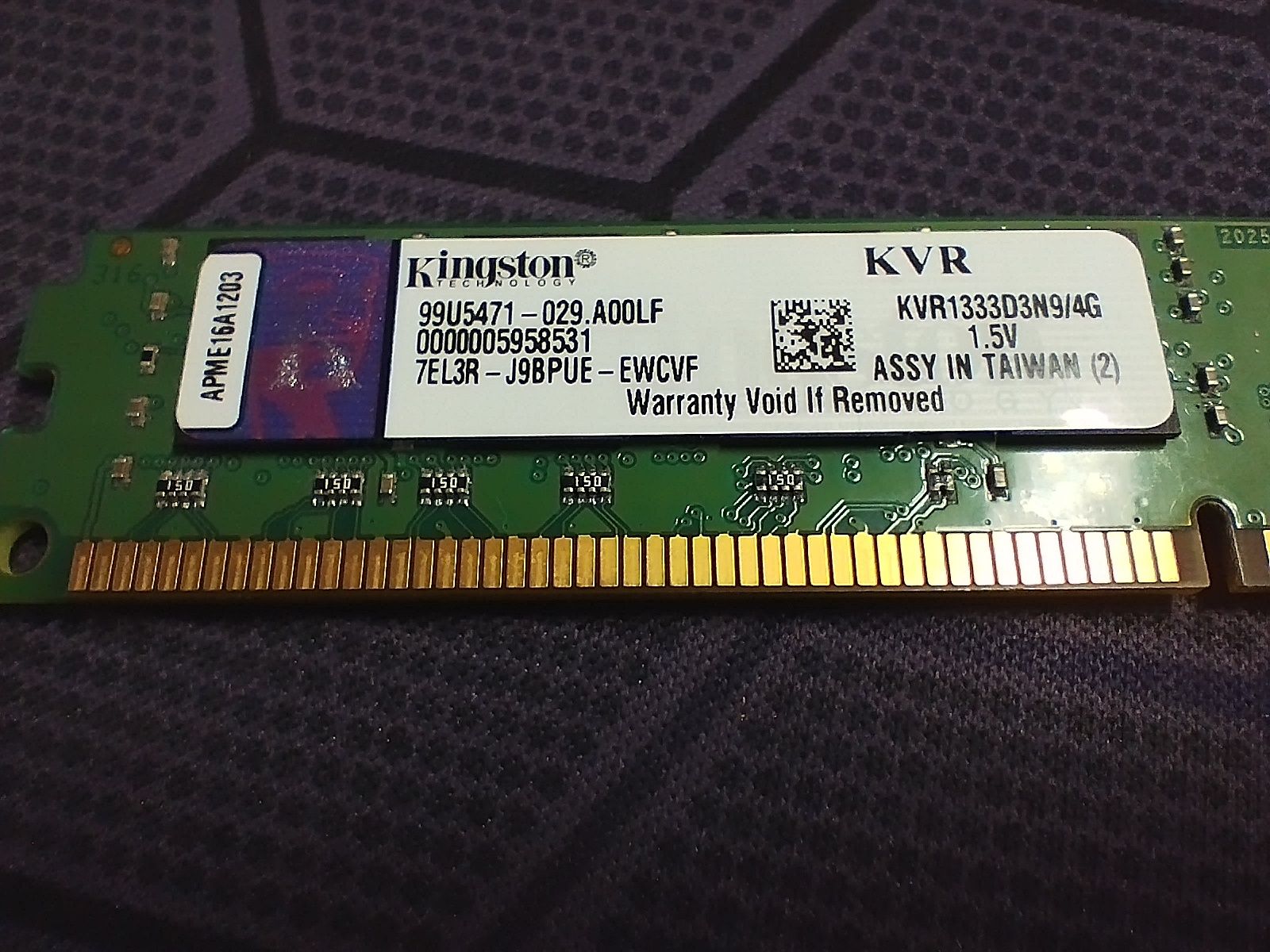 Оперативка Kingston 8гб