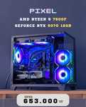 Компьютер системный блок. Процессор Ryzen 5 7500F / RTX 5070 / 32GB