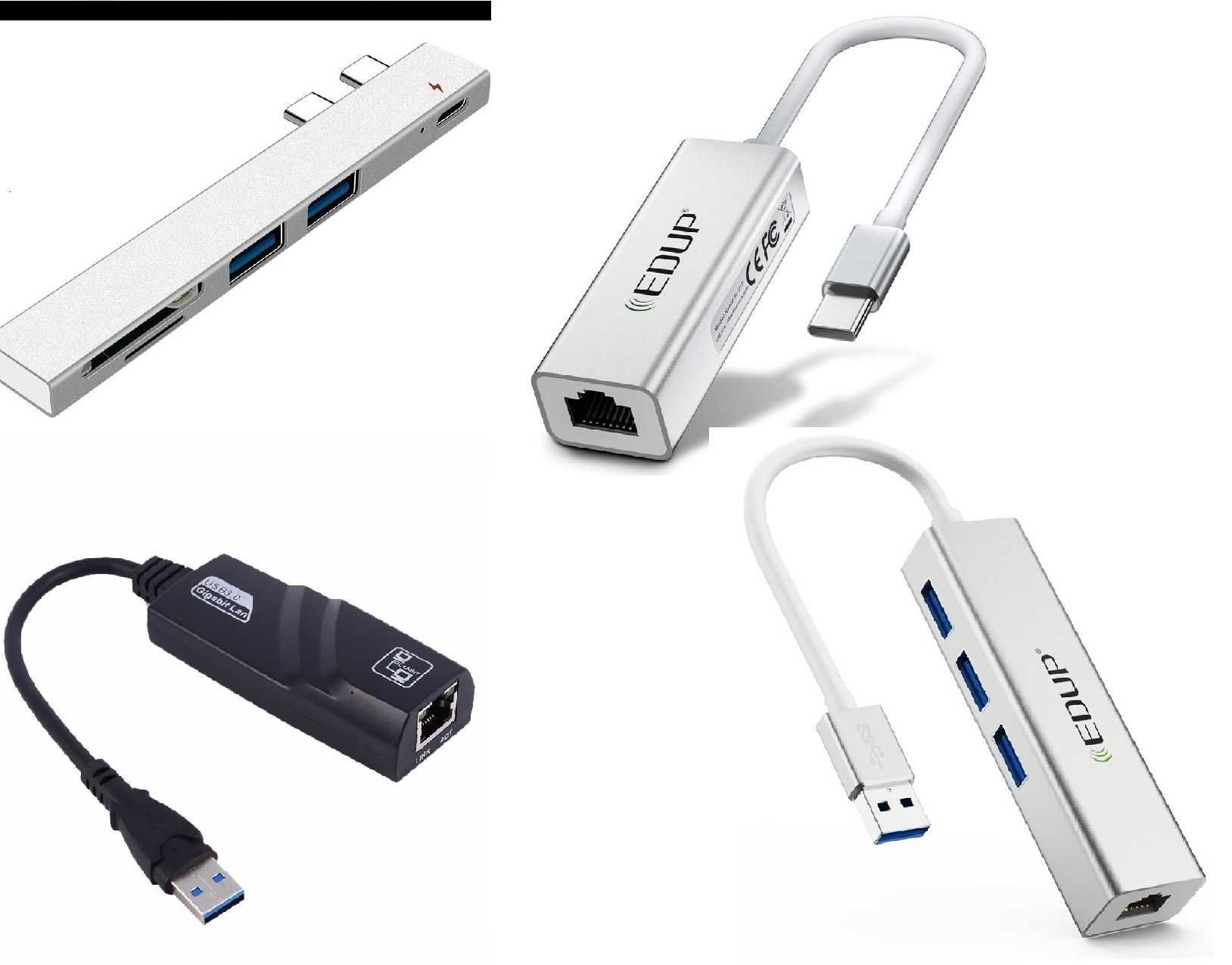 Адаптер USB - Ethernet LAN type-c lan rj45 type-c usb
