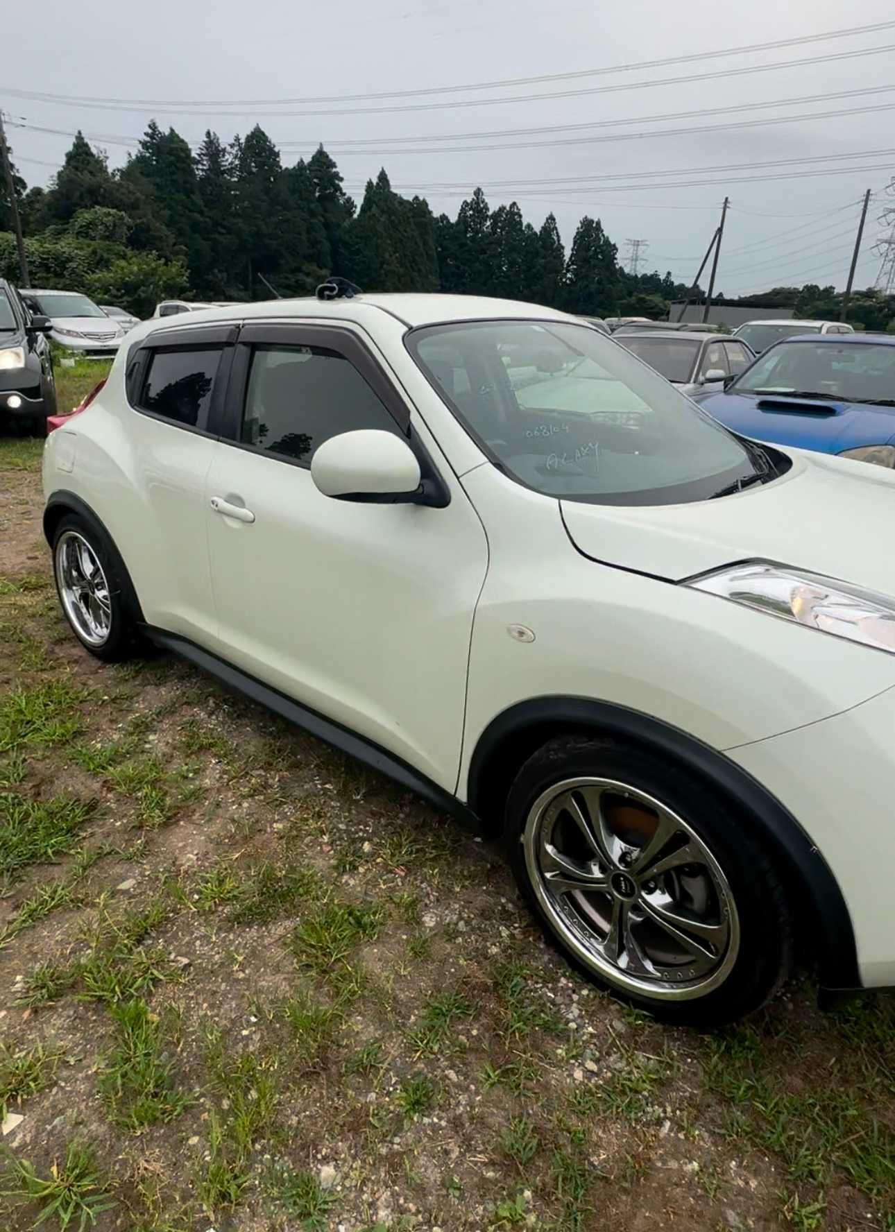Диски с резиной на Nissan Juke, Good Year 225/45 R18 из Японии