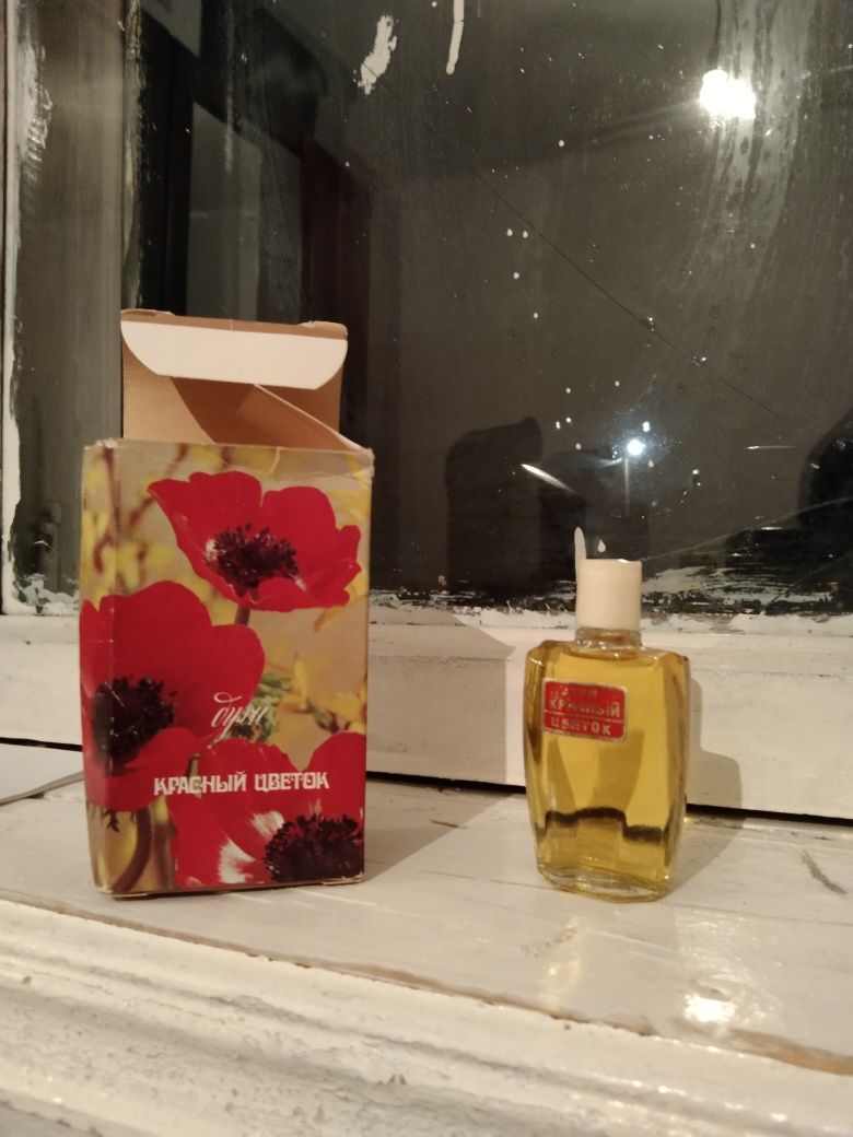 Духи.«Красный цветок». Парфюм. СССР