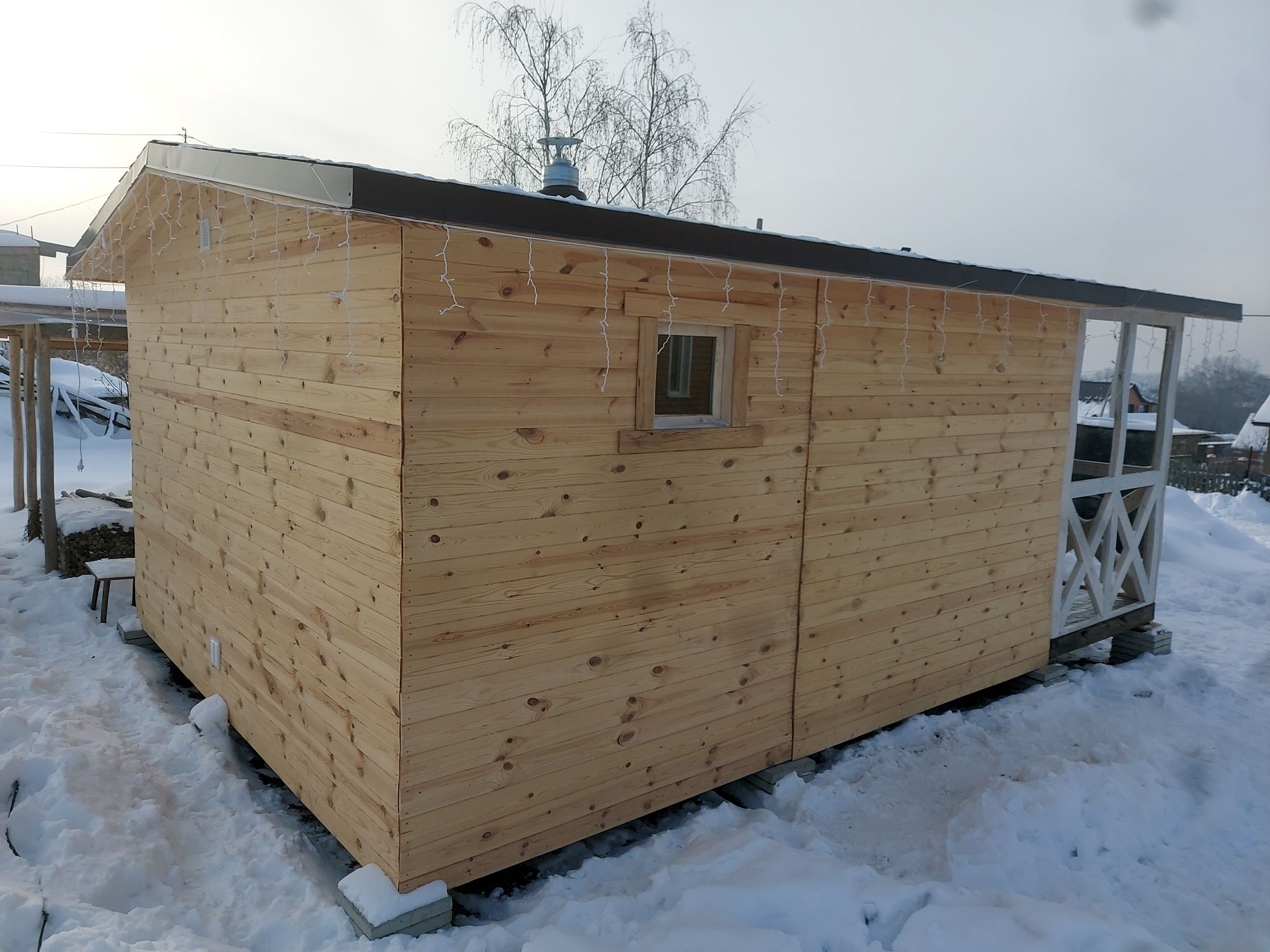 Продаётся шикарная большая баня 6×4м для базы отдыха или частного дома