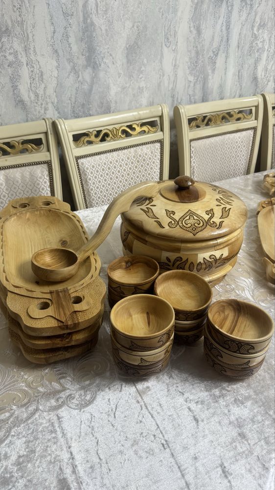 Қолдан жасалған астау ыдыстары сатылымда