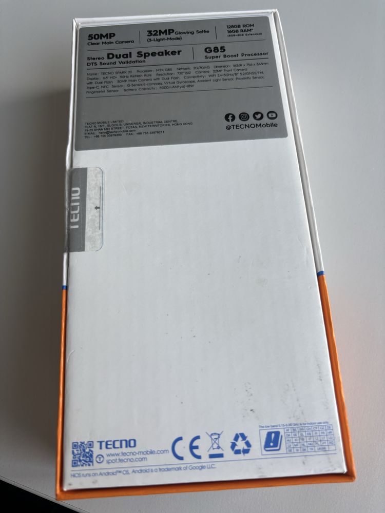 TECNO SPARK 20 новый