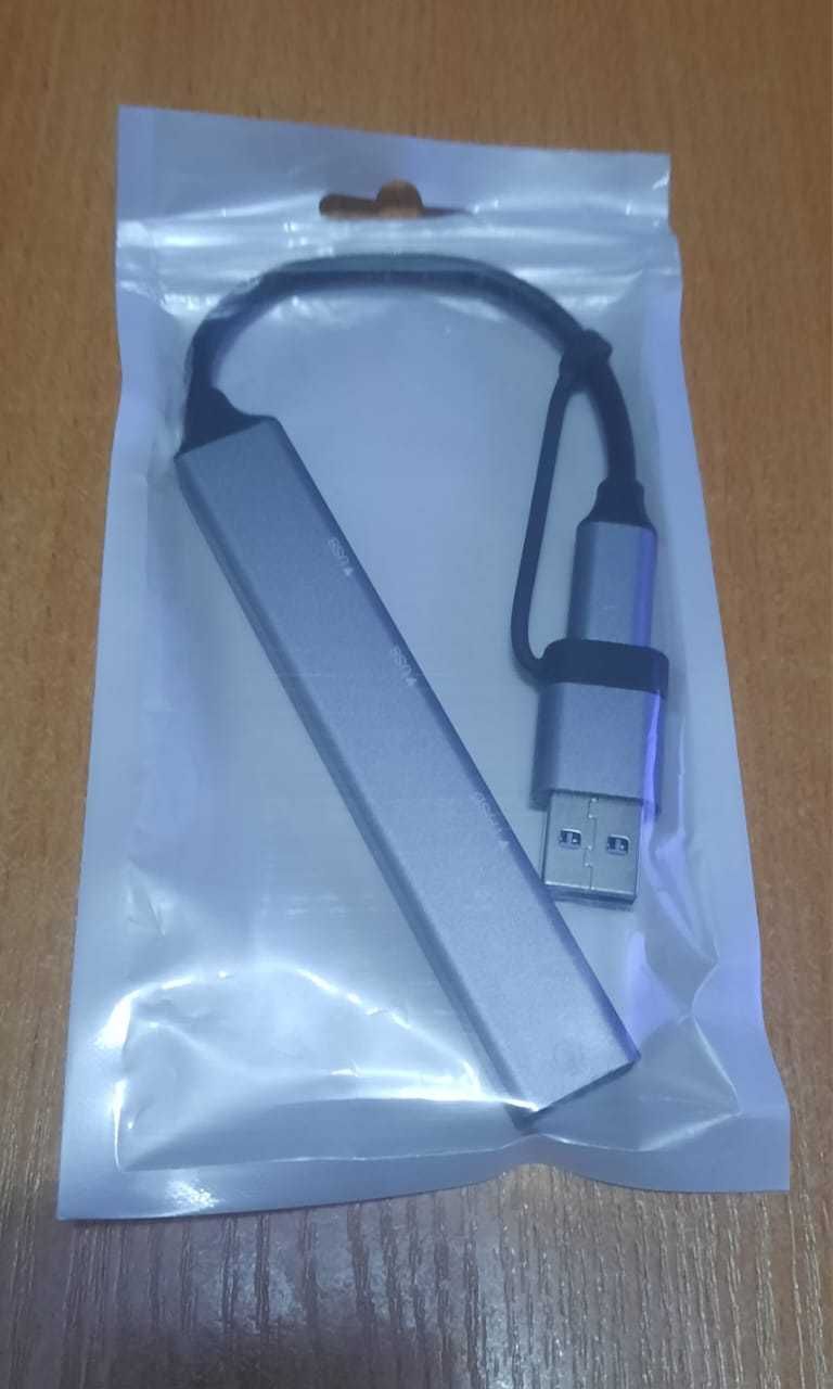 USB HUB ХАБ  Type C  3.5 Mm Jack Картридер
