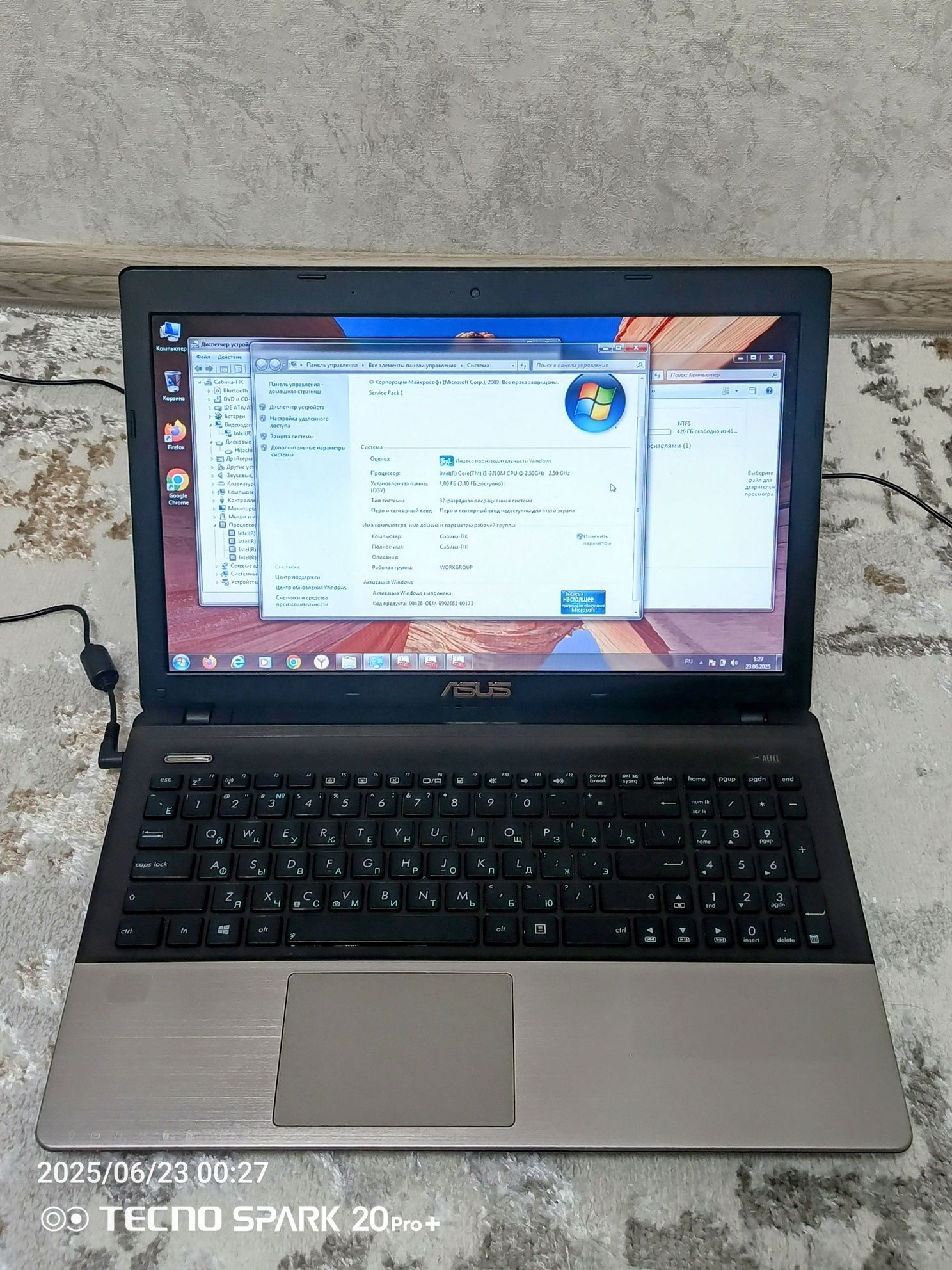 Ноутбук Asus Core i5