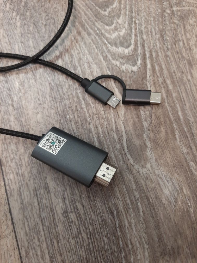 Переходник teyp-c, micro usb на hdmi