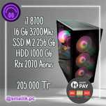 Core i7 8700/16 Gb DDR4/SSD 256 Gb/HDD 1 Tb/RTX 2070 (8 Gb)