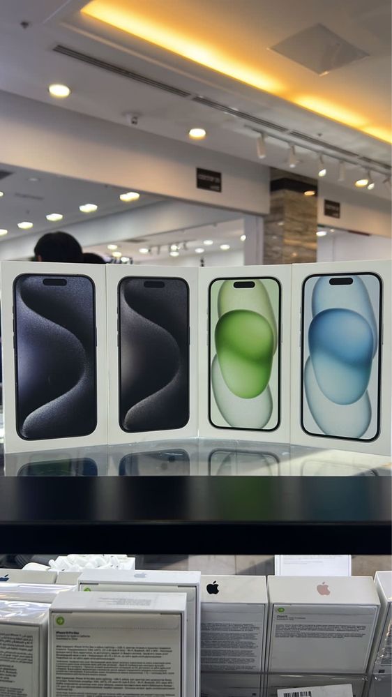 Новинка! iPhone 15 + Plus 128 gb 256 гб 512/ Новый! Каспи QR/JMart