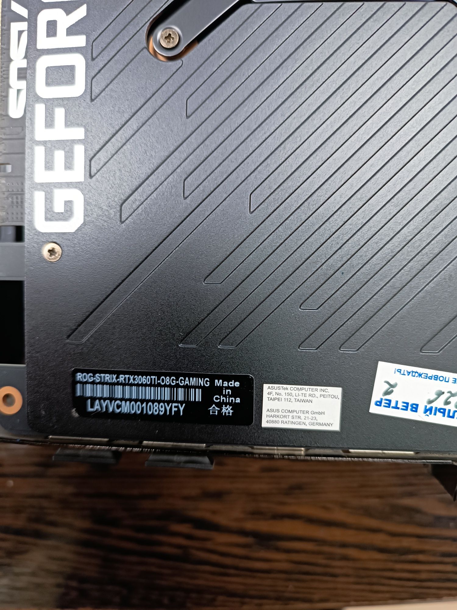 Видеокарта Nvidia 3070ti и 3060