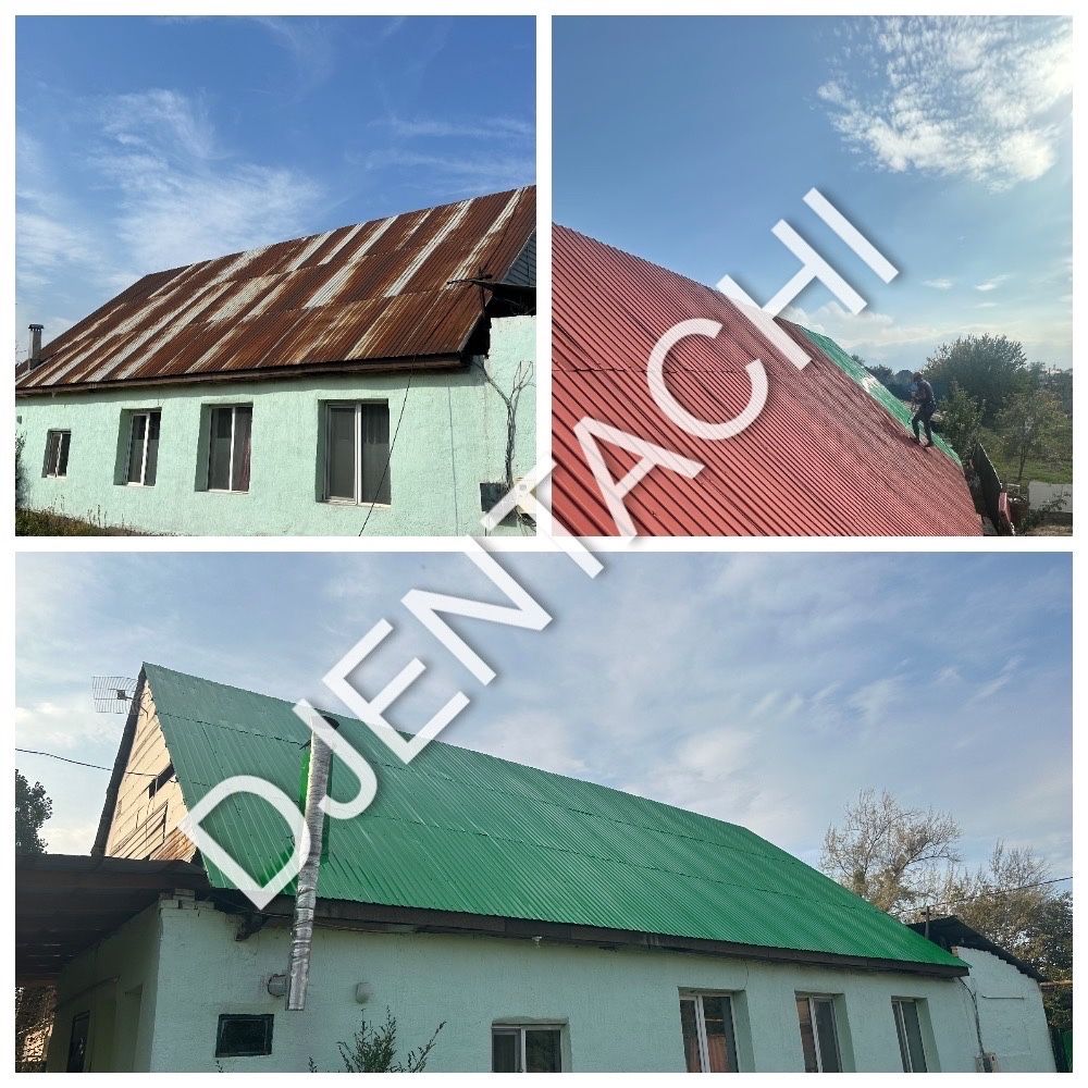 Покраска кровли, крыши, малярные работы.