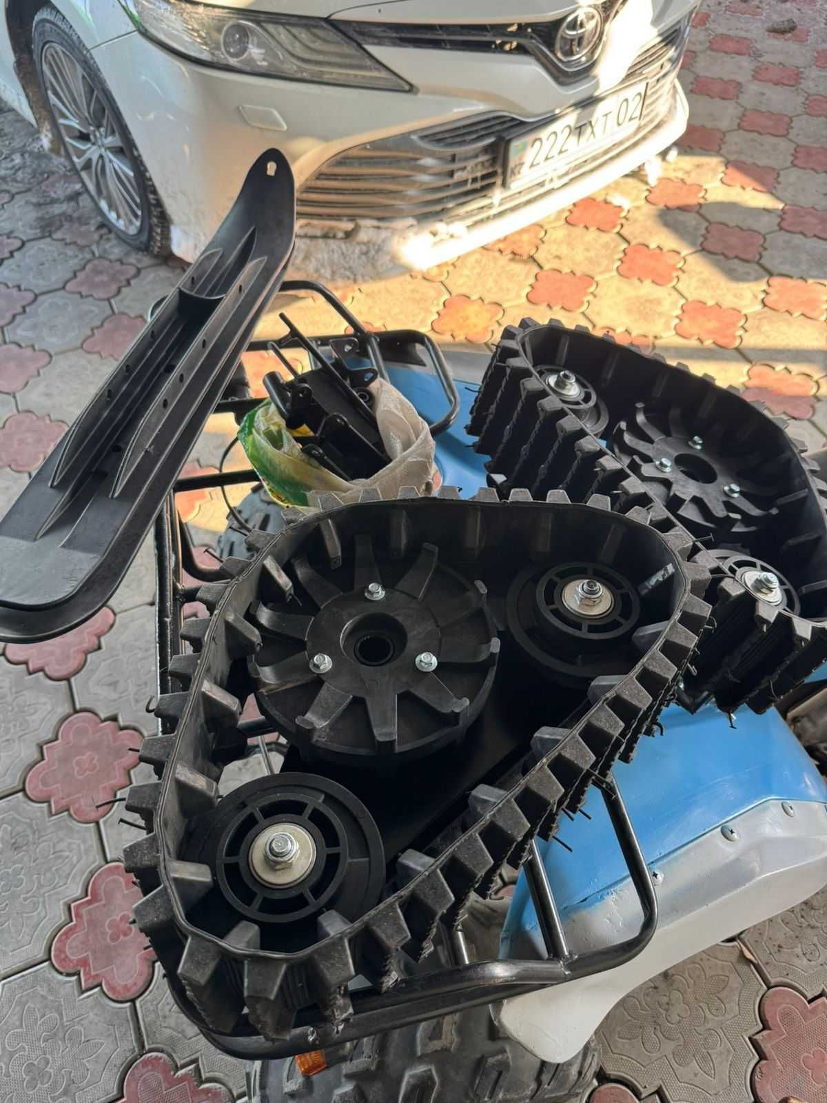 /Гусеницы + лыжи на Квадроцикл 50-200 cc (весь комплект)
