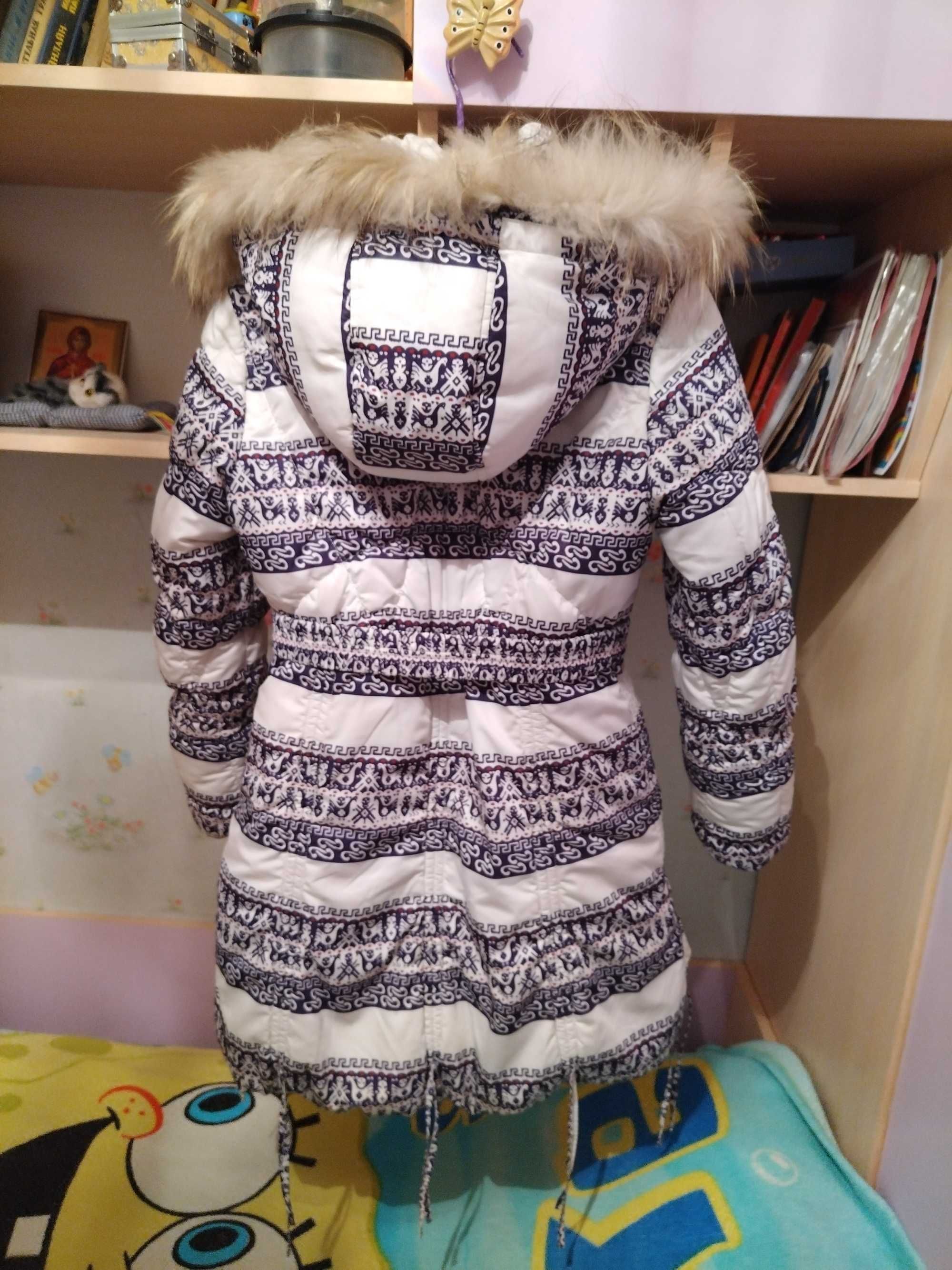 зимняя куртка (полупальто) на девочку