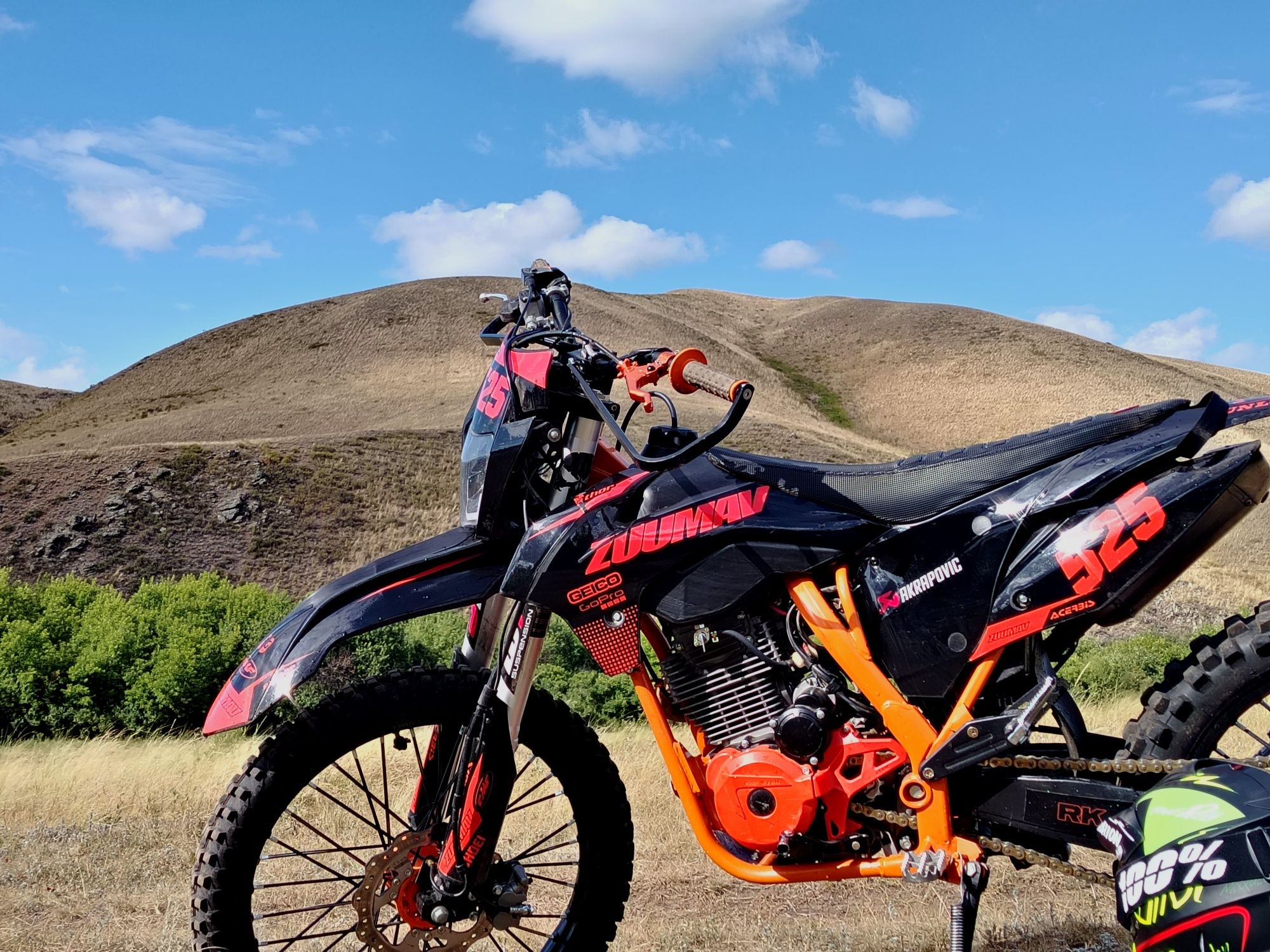 Обменяю эндуро мотоцикл ZUUMAV K5 CB250FR