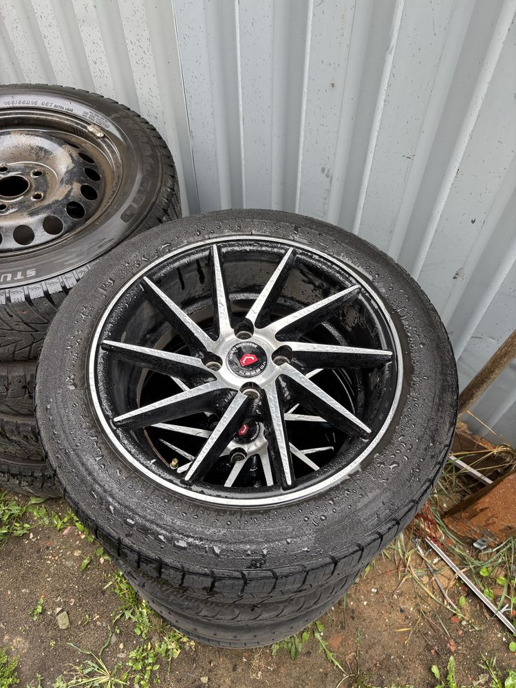 Продам Vossen R15 лето резина 195/55/15