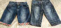Шорты штаны Armani,EA7 Tommy Hilfiger.Бренд Унисекс.Натурал.