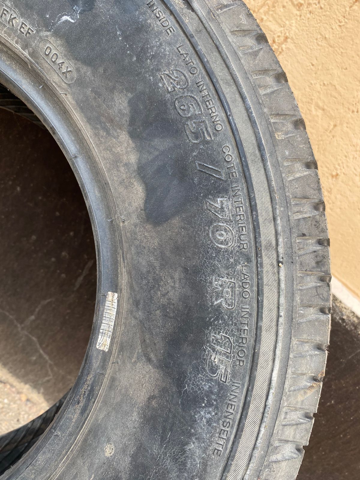 Мишлень 265/70 R15 для внедорожников