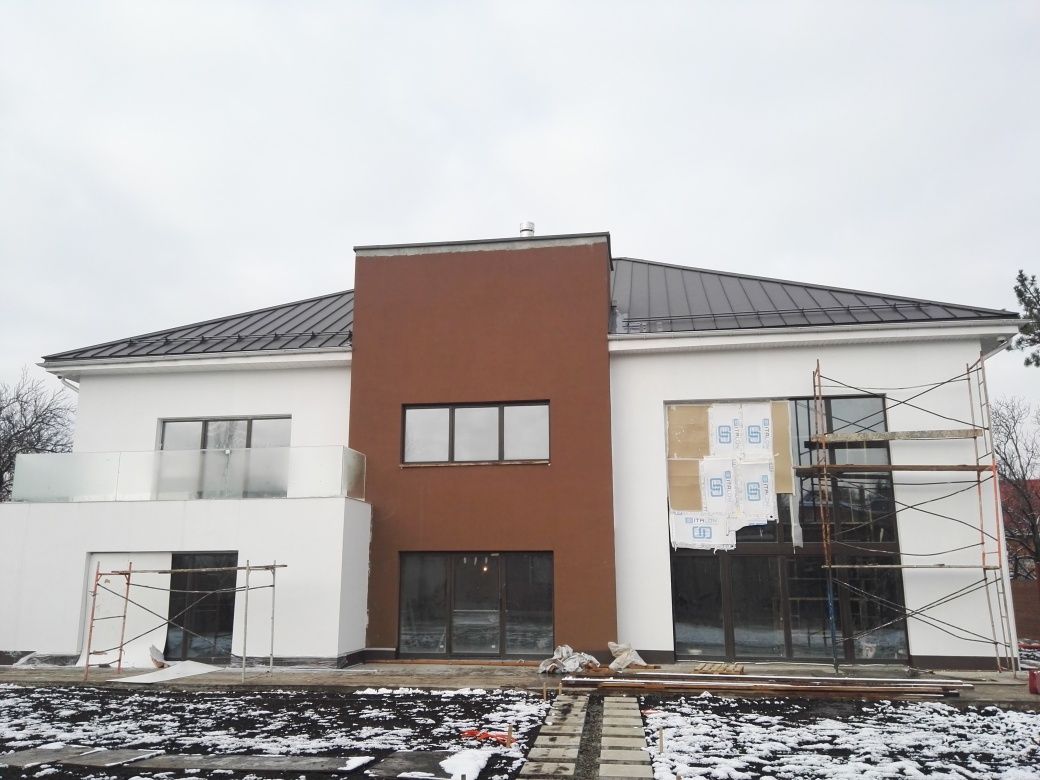 Покраска дома фасадов, Покраска наружных стен