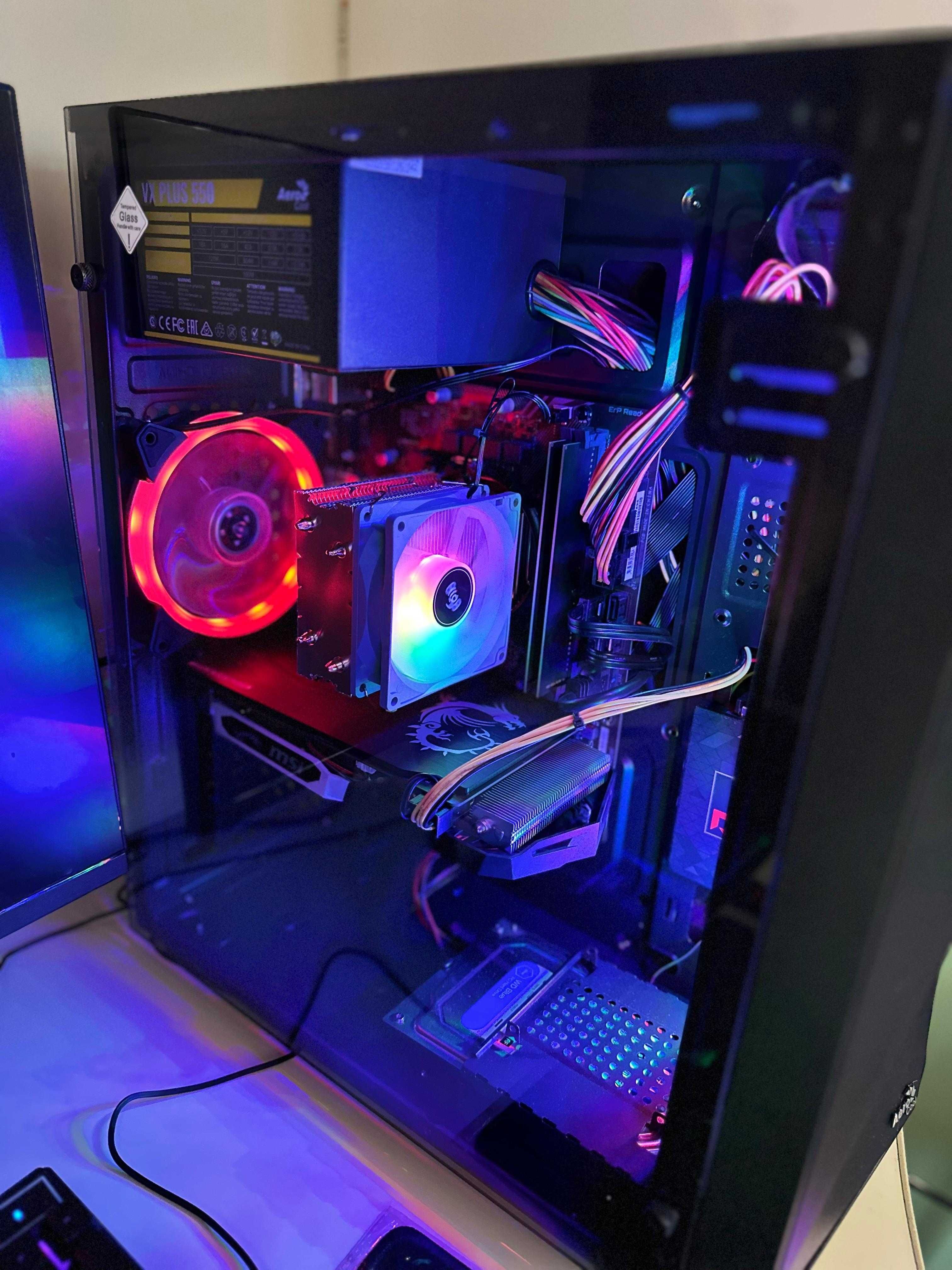 Мощный игровой компьютер i5-11400 ядер 12 и 4,4 GHz видеока GTX 1660Ti