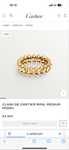 Кольцо Clash de Cartier medium yellow