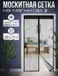 Противомоскитная сетка на дверь / Антимоскитная сетка / Штора на дверь