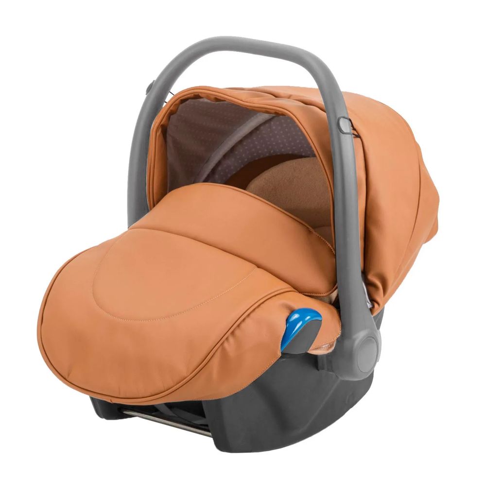 Срочно продам Коляску Adamex Bebe Marconi 3 в 1 оранжево-серая